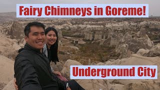 Fairy Chimneys and an Underground City in Goreme!