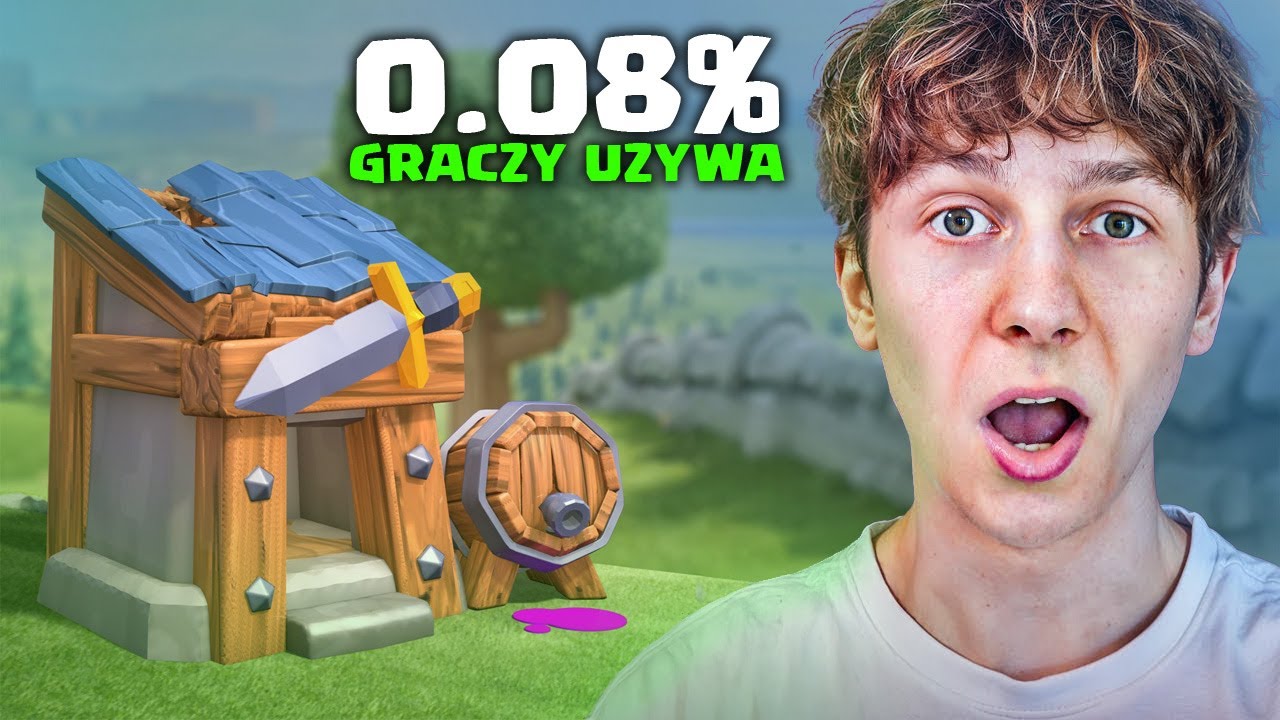 Gram najrzadziej używaną karta w clash royale