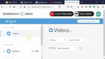 Creating Your First Video with Screencast-O-Matic