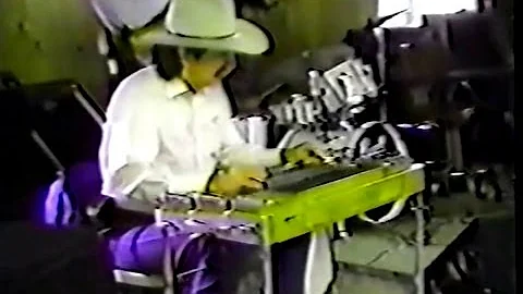 Tom Morrell playing his Bigsby T-10 steel guitar