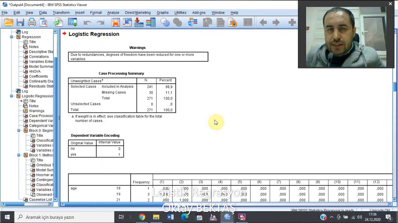 Lojistik Regresyon: Analizi ve Yorumu