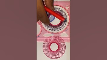 Amazing Spirograph design 🥰 #shorts #spirograph #design #viralvideo