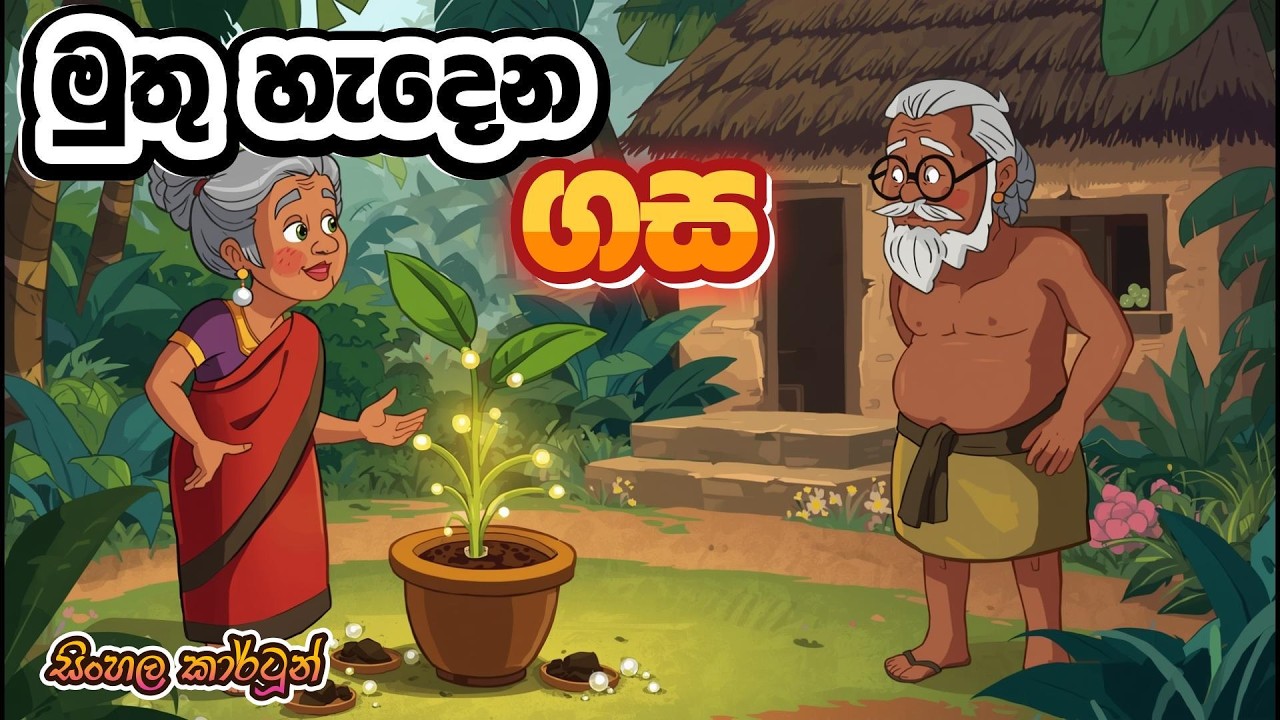 මුතු හැදෙන ගස- සිංහල කාර්ටූන් කතාන්දරය-Sinhala Cartoon #lamakatha #sinhalacartoon #animation