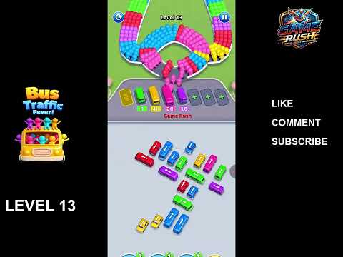 Bus Traffic Fever Level 13 walkthrough preview