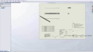 Automatic strip layout 2D drawing output