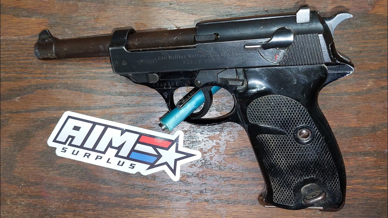 Unboxing an X Grade Walther P38 from Aim Surplus - YouTube