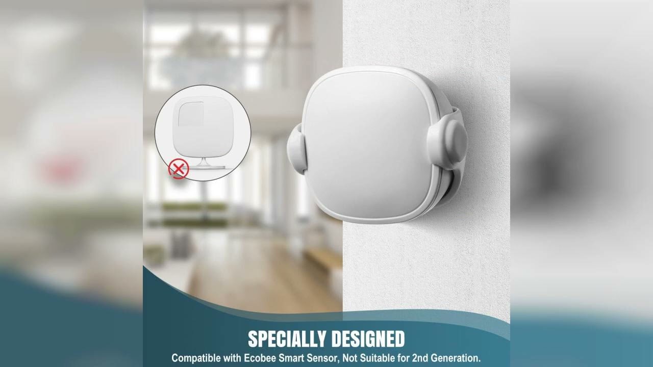 Review: Lenink Wall Mount Compatible with Ecobee Smart Sensor, 2 Pack Smart Sensor Wall Holder...