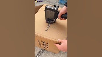 How to Print Customized Text on the Carton by CYCJET Portable Handheld Smart I Inkjet Printer
