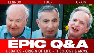 James Tour, William Lane Craig & John Lennox. Q&A on Theology, Origins of Life, Woke Culture & more