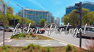 Lisbon, Portugal - Lunchtime Walk Around Saldanha Square