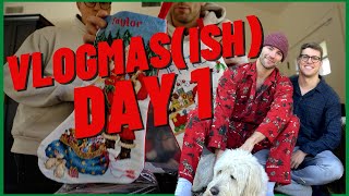 FIRST DAY OF VLOGMAS(ish) (HOMEGOODS RUN, FESTIVE DECORATIONS, AND MORE) | Taylor and Jeff