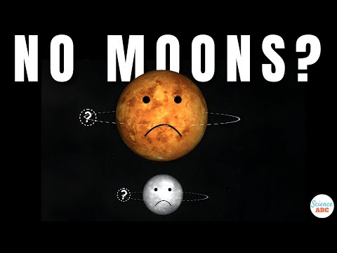 Why Venus and Mercury have no Moons?