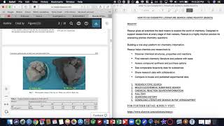 REAXYS STEP BY STEP_HOW TO DO CHEMISTRY LITERATURE SEARCH USING REAXYS BASICS 1