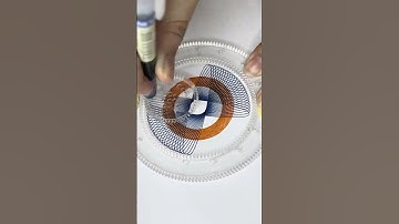 Peaceful Visuals & ASMR Spiral Sounds | Stunning Spirograph Art for Rest! #art #shorts #spirograph