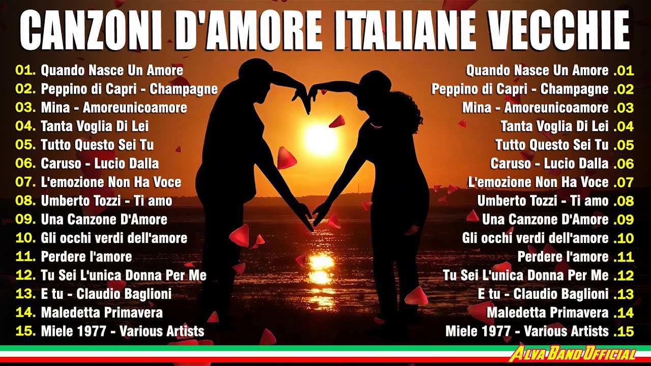 CANZONI D'AMORE ITALIANE VECCHIE 💖 LE 100 CANZONI D'AMORE PIÙ BELLE DI SEMPRE 💖 MUSICA ROMANTICA
