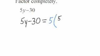 Elementary and Intermediate Algebra Ch6 Ex3