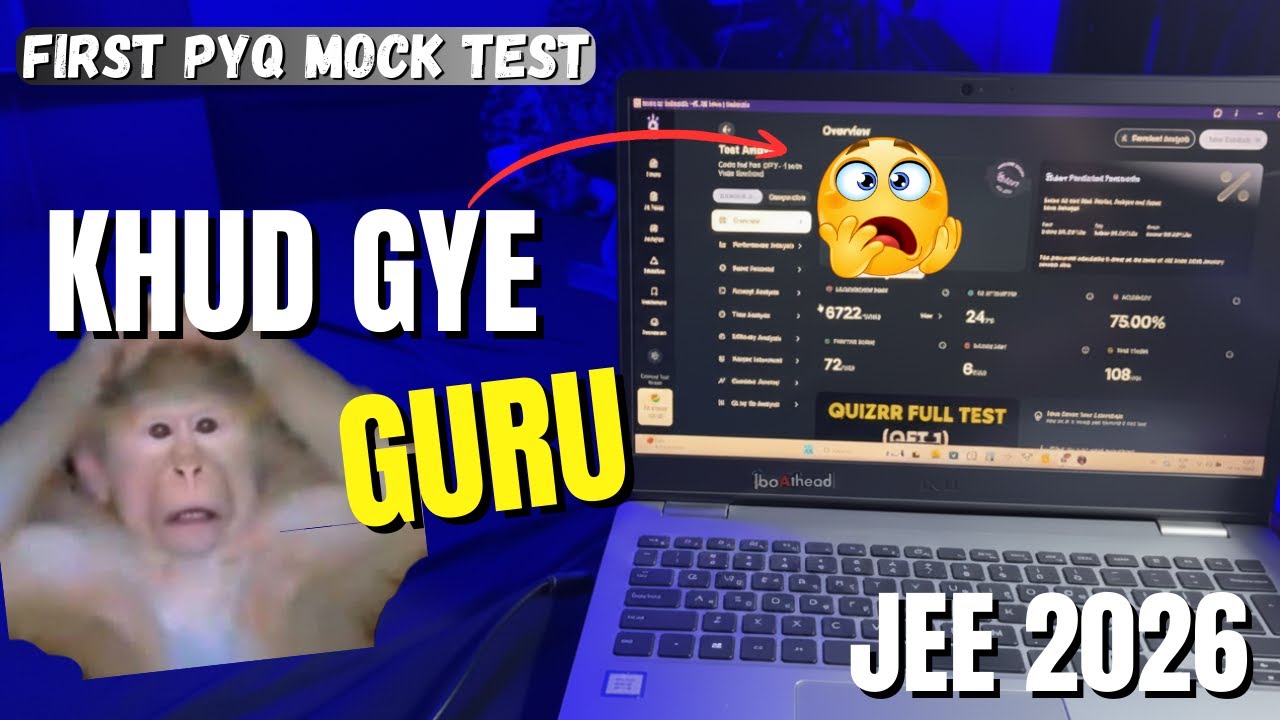 Quitting mock test 😭 JEE 2026