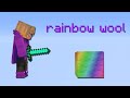 bedwars RAINBOW WOOL challenge