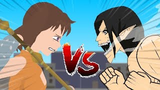 Eren Yeager VS Diane (Stick Nodes)