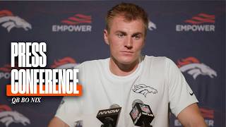 Denver Broncos QB Bo Nix PRESS