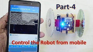 How to make a mechanically balanced robot – Part 4 ( Control from mobile phone via Bluetooth )