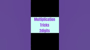 Multiplication Tricks | competitive exams #2digitnumbers #mathematics