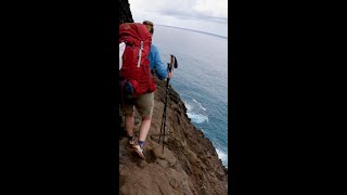 Crawlers Ledge - The Kalalau Trail, Kauai