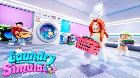 Can I Build A MAX LEVEL WASHING MACHINE In ROBLOX LAUNDRY SIMULATOR!?**IDK**