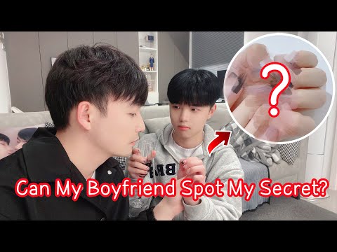 Can My Boyfriend Spot My Secret Nails? **Behind His Back** | 我的男友能發現我的秘密嗎？[Gay Couple Lucas&Kibo BL]