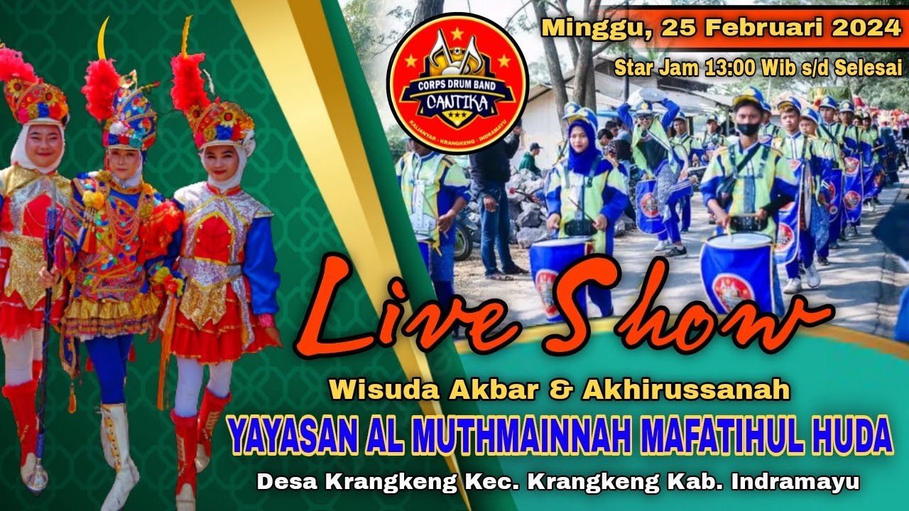 LAGU JEGERRR Versi CORPS DRUMBAND CANTIKA // Live YAYASAN AL MUTHMAINNAH MAFATIHUL HUDA KRANGKENG