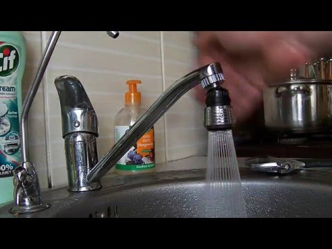 Видео: Накрайник за кран за пестене на вода: отзиви, снимки. Сензорна дюза на крана за пестене на вода