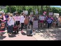 Prolife prochoice groups clash in protest uptown