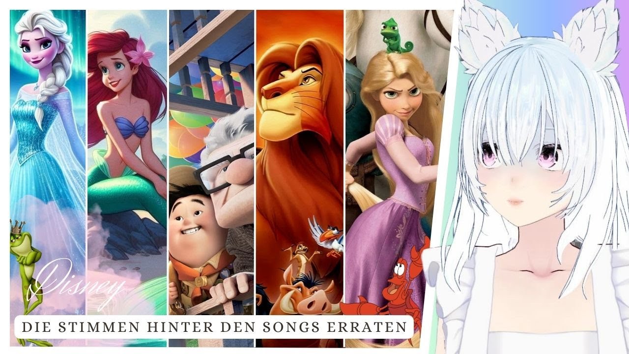 ERRATE DIE STIMMEN hinter den DISNEY-SONGS! By Datteltäter (REACTION)