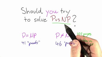 Should You Try To Solve P Vs NP? - Intro to Theoretical Computer Science
