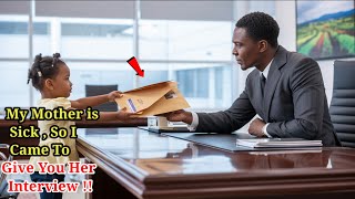 Mom’s Sick, So I Came Instead.” Little Girl Walked Into the Job Interview—What the Millionaire CEO