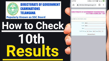Telangana 10th Class 2021 Results Release || TS SSC Results 2021 || how to check 10th result 2021