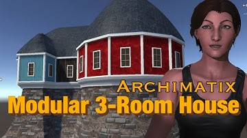 Archimatix: Modular 3-Room House