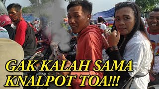 Video viral Knalpot satria FU 150 yang di pasang depan muka