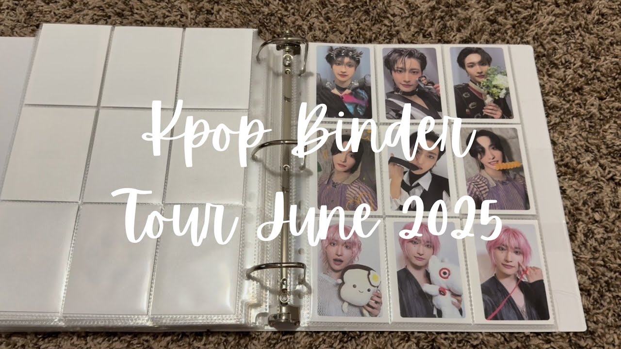 KPOP Binder Tour June 2025