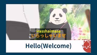 Anime EP.1 Learn Japanese Phrases from anime Shirokuma Cafe