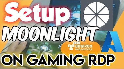 How to setup Moonlight on a Gaming RDP || Moonlight GPU RDP || AWS & Azure || Open Stream || Hindi