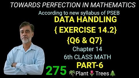 EXERCISE 14.2{Q6 & Q7}, CHAPTER 14, DATA HANDLING,6TH CLASS MATH, PART-6