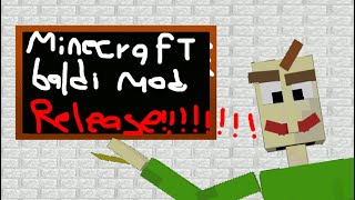 [JAVA]Minecraft Baldis Basics Mod Beta Release!