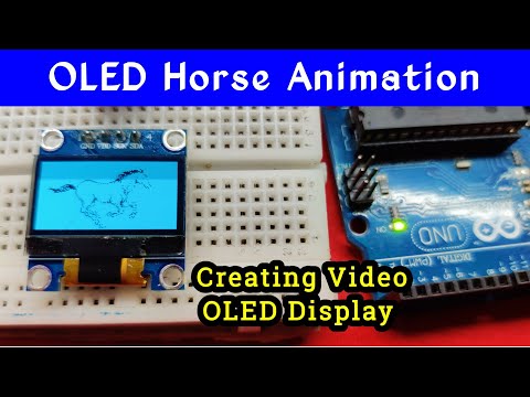 Vídeo: Animação de bitmap no display OLED SSD1331 (SPI) com Visuino: 8 etapas Vídeo: Animação de bitmap no display OLED SSD1331 (SPI) com Visuino: 8 etapas