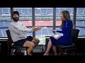 Julian Edelman with Erin Andrews