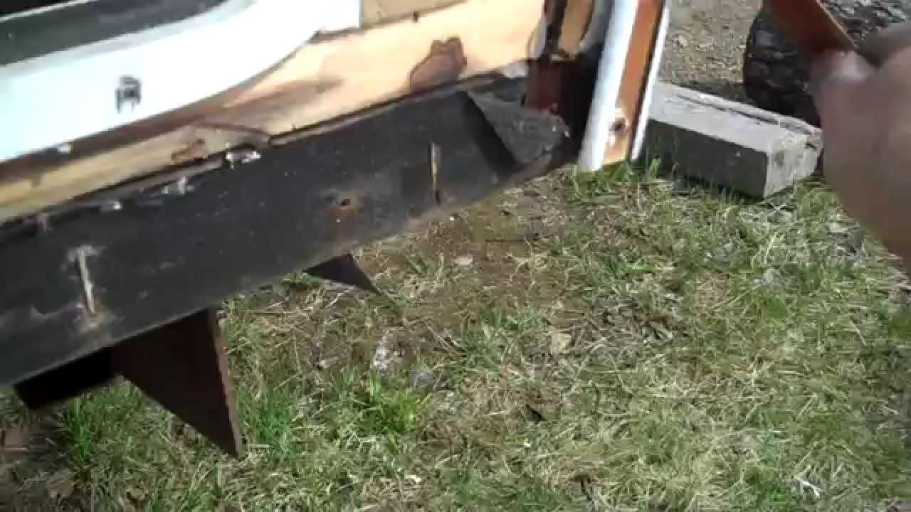 Camper Travel Trailer Rv Repair Diy Floor And Joist Rot Youtube