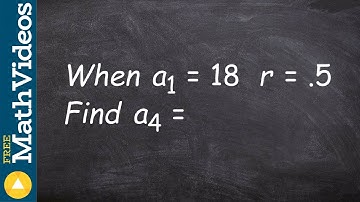 Learn to write the explicit formula for the geometric sequence