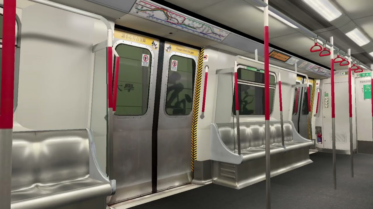 【OpenBVE 夜消磨093 Part1】港島綫M-Train (A107/A154) 堅尼地城至柴灣 Part1 | OpenBVE港鐵 | OpenBVE MTR