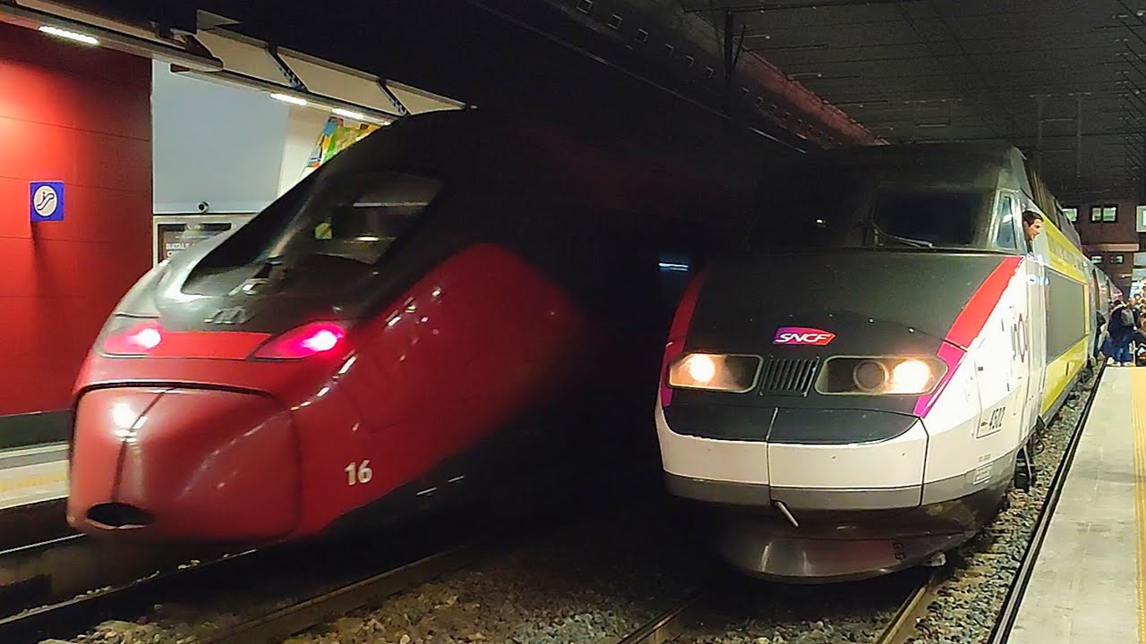 TRENI SERALI DI FINE 2022 ALLA STAZIONE DI TORINO PORTA SUSA! TGV, FRECCIAROSSA, ITALO & ALTRO!