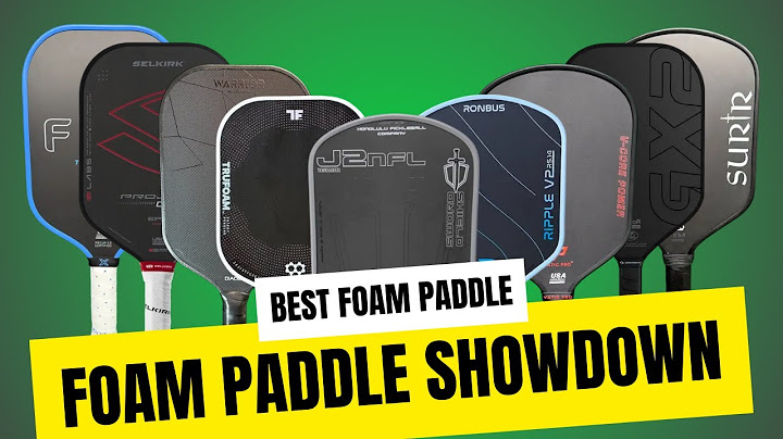 9 Foam Core Pickleball Paddles Ranked: Best Power, Touch & Control?